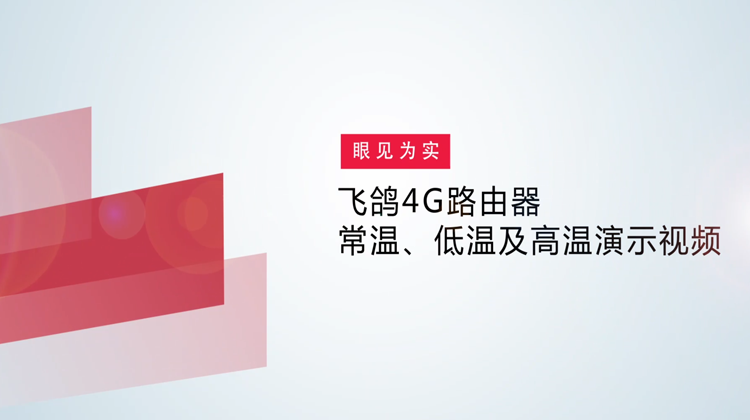 尊龙时凯飞鸽4G路由器常温、低温及高温演示视频